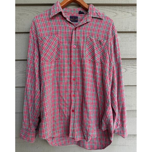 Country Touch Other - Vintage Country Touch Red Green Flannel L